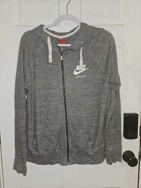 Nike Gym Vintage Heather Gray Hoodie..large